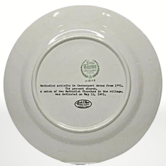 Collectors 10" Memory Plate The Methodist Church in Centerport New York - Picture 4 of 5